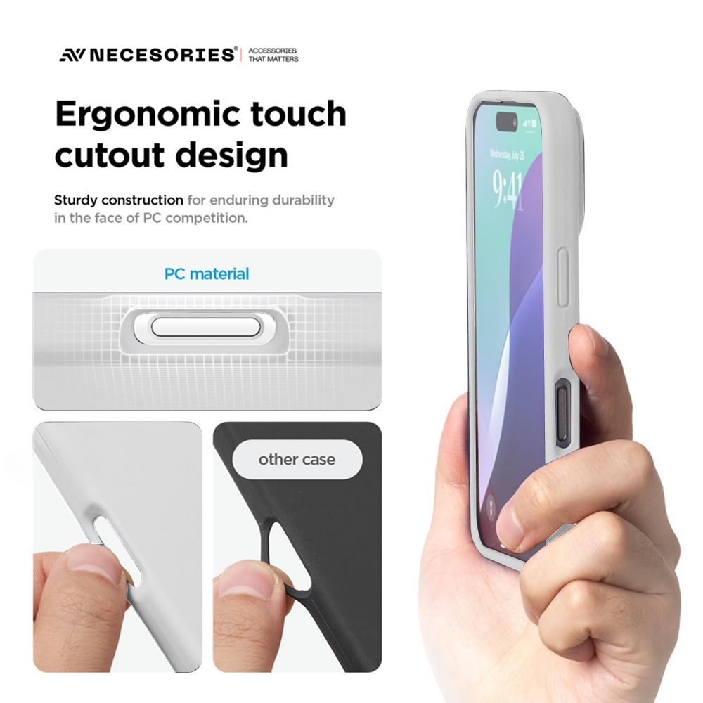 Necesories Liquid Silicone Case for iPhone 17 Series Case