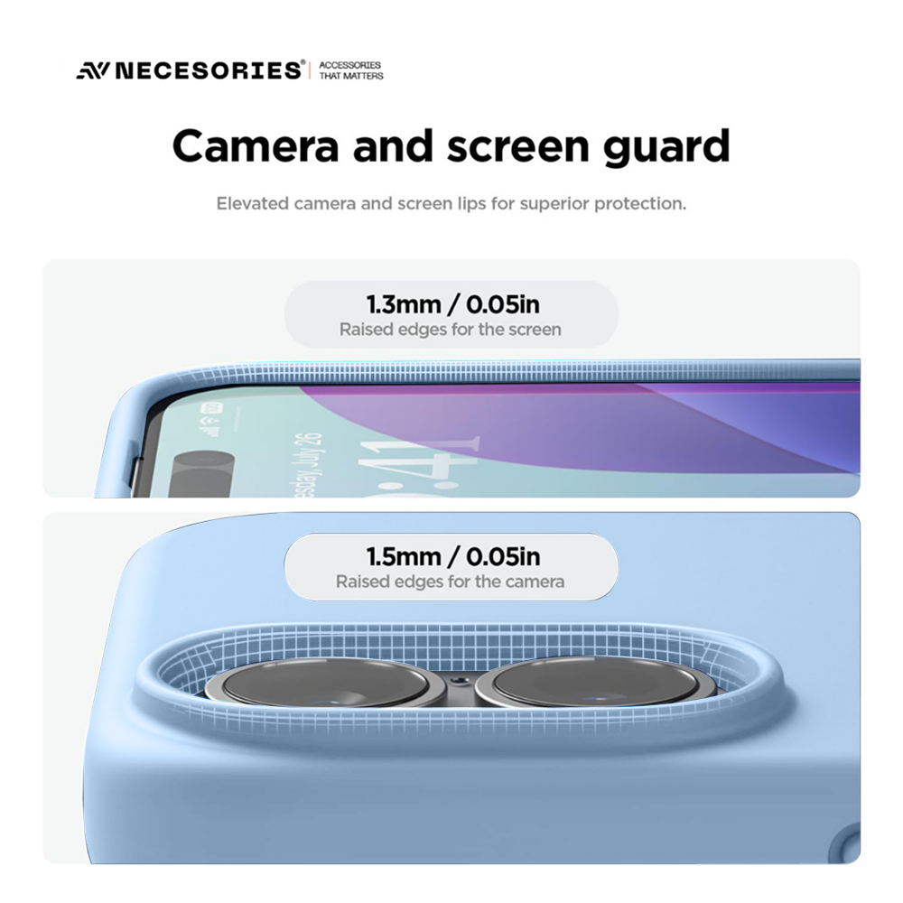 Necesories Liquid Silicone Case for iPhone 17 Series Case