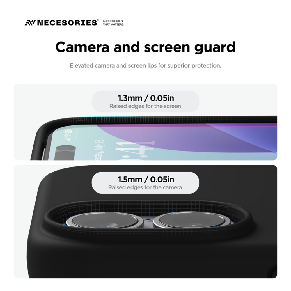 Necesories Liquid Silicone Case for iPhone 17 Series Case