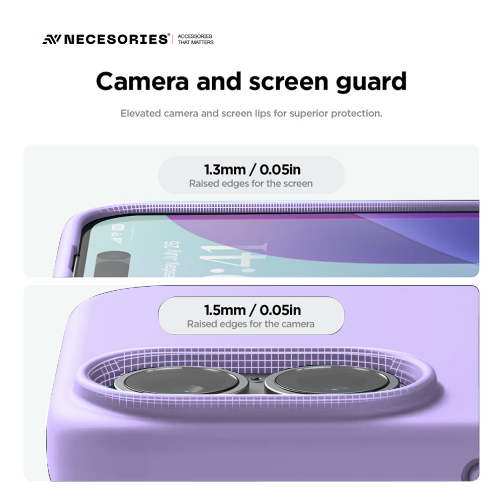 Necesories Liquid Silicone Case for iPhone 17 Series Case