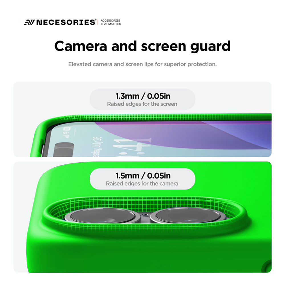 Necesories Liquid Silicone Case for iPhone 17 Series Case