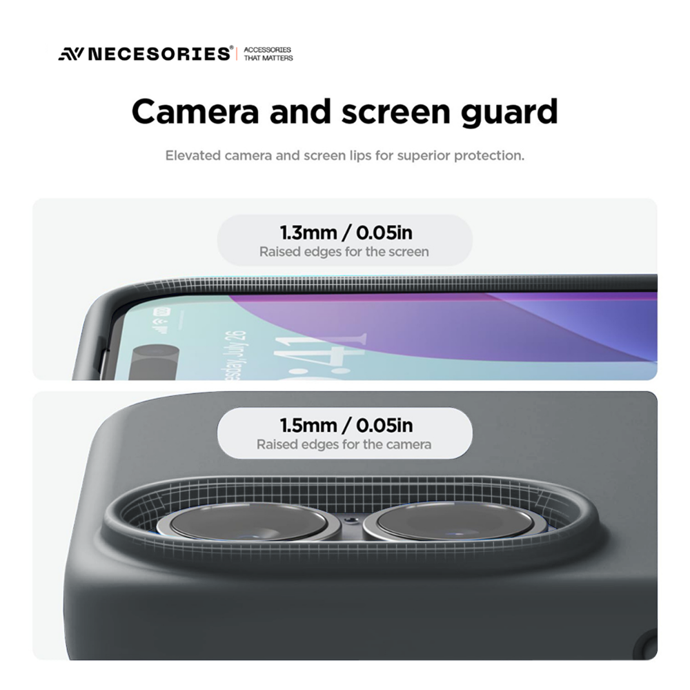 Necesories Liquid Silicone Case for iPhone 17 Series Case