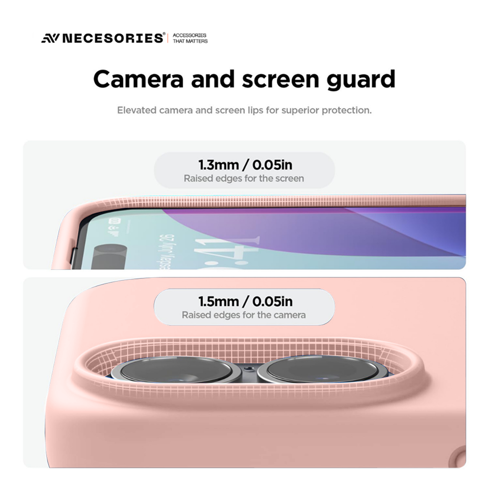 Necesories Liquid Silicone Case for iPhone 17 Series Case