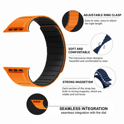 Necesories® Dual Colour Magnetic Strap foriWatch