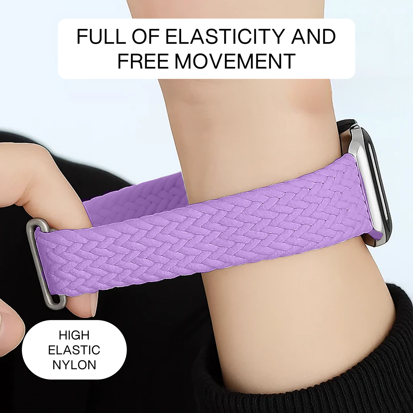 Necesories® Braided Buckle Loop Nylon Strap for Iwatch