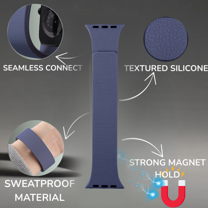 Necesories Magnetic Silicone Snap on Iwatch Strap