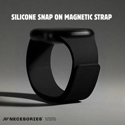 Necesories Magnetic Silicone Snap on Iwatch Strap