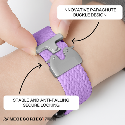 Necesories® Braided Buckle Loop Nylon Strap for Iwatch