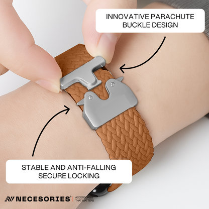Necesories® Braided Buckle Loop Nylon Strap for Iwatch