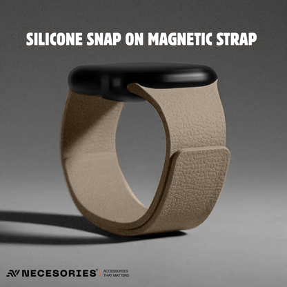 Necesories Magnetic Silicone Snap on Iwatch Strap