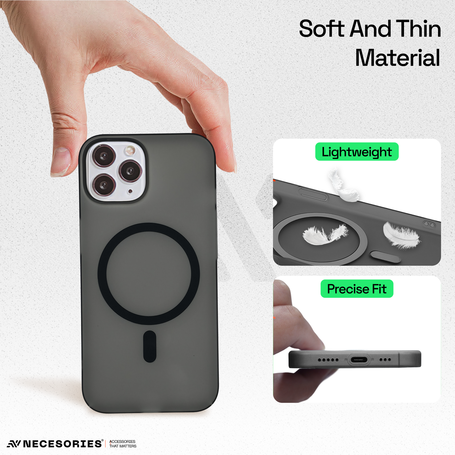Ultra-Thin 0.3mm Paper Case for iPhone 15