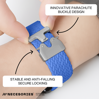 Necesories® Braided Buckle Loop Nylon Strap for Iwatch