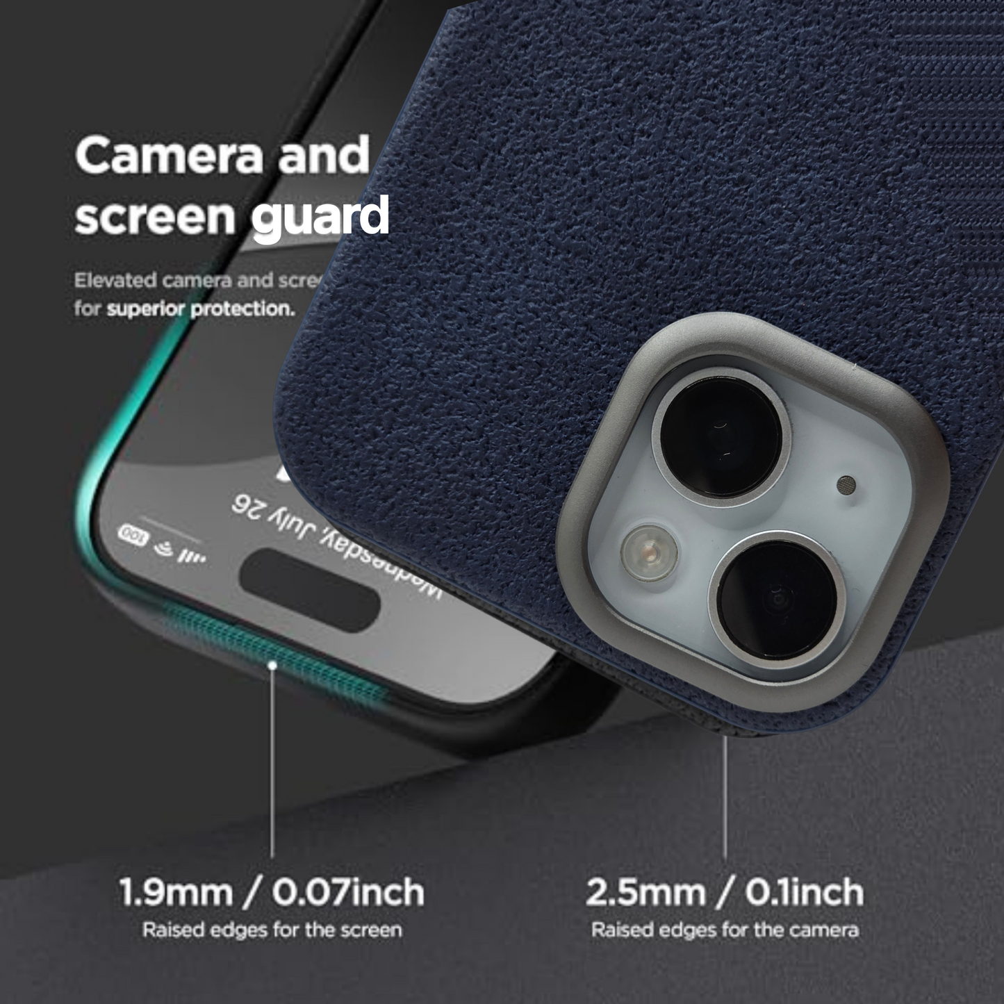 PU Leather i-Phone  Cover | Premium Synthetic Shockproof Case