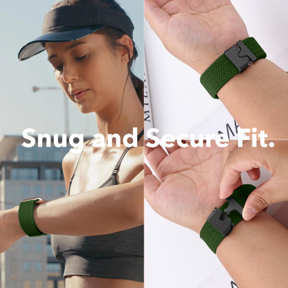 Necesories® Braided Buckle Loop Nylon Strap for Iwatch