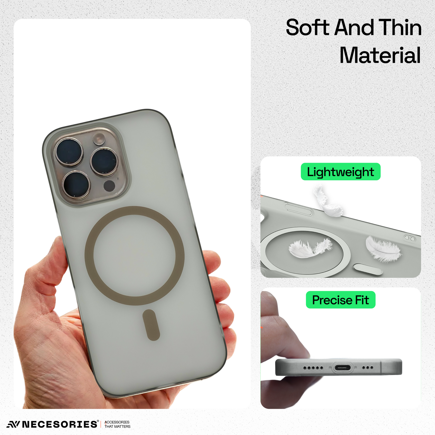 Ultra-Thin 0.3mm Paper Case for iPhone 16 Pro