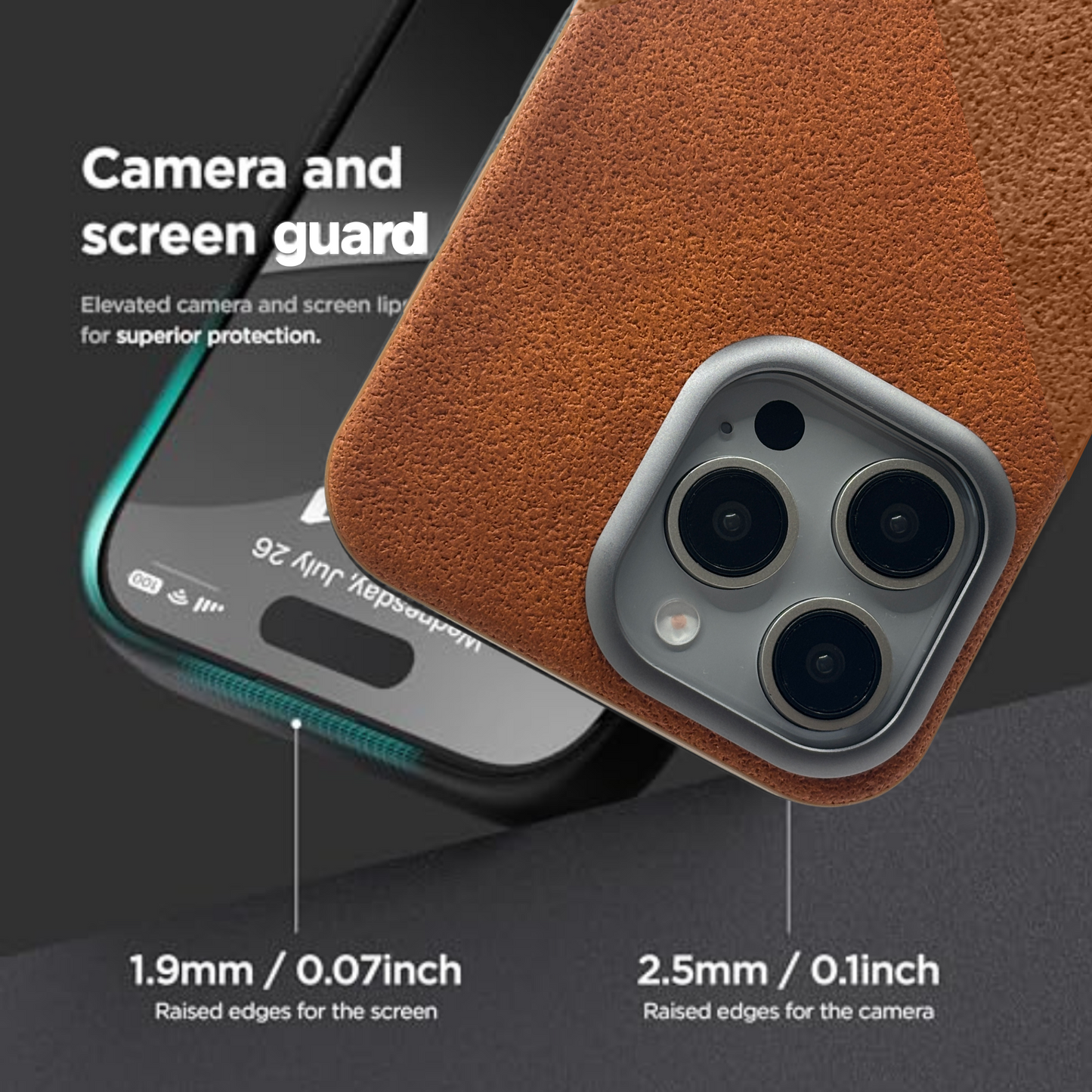 PU Leather i-Phone  Cover | Premium Synthetic Shockproof Case