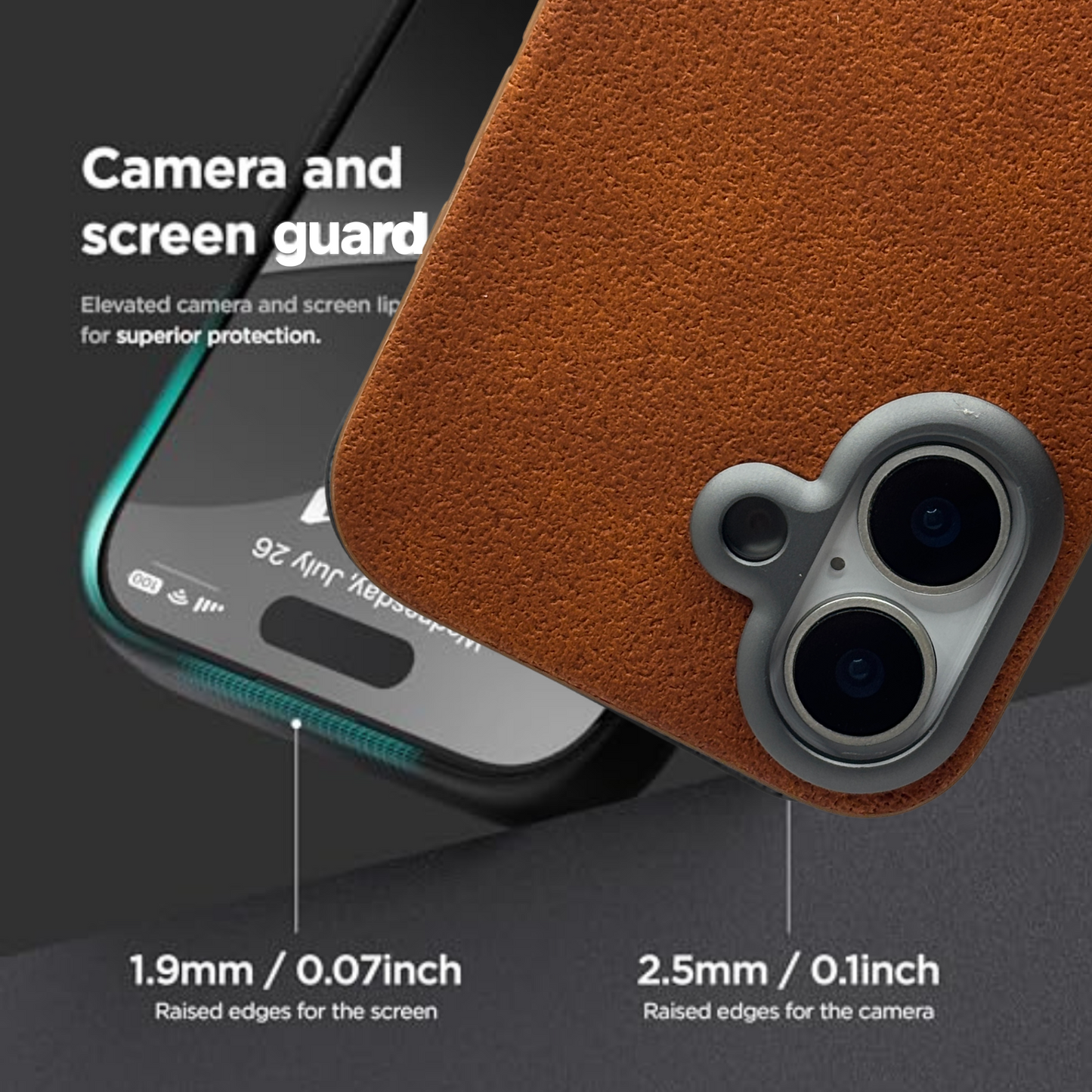 PU Leather i-Phone  Cover | Premium Synthetic Shockproof Case
