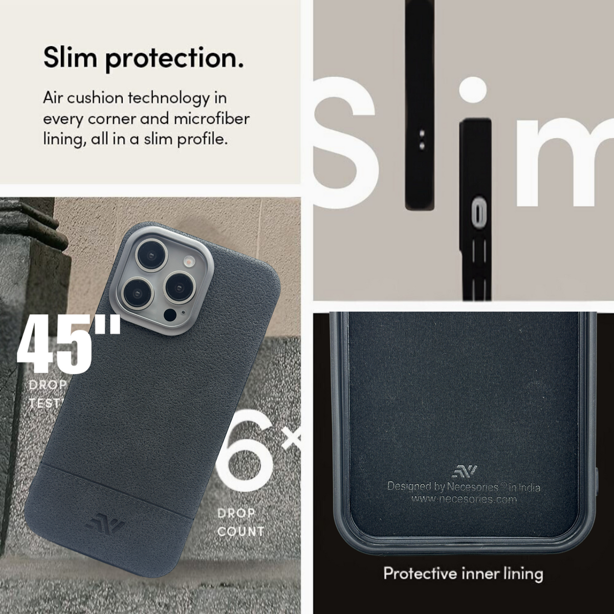 Necesories PU Leather Case for iPhone