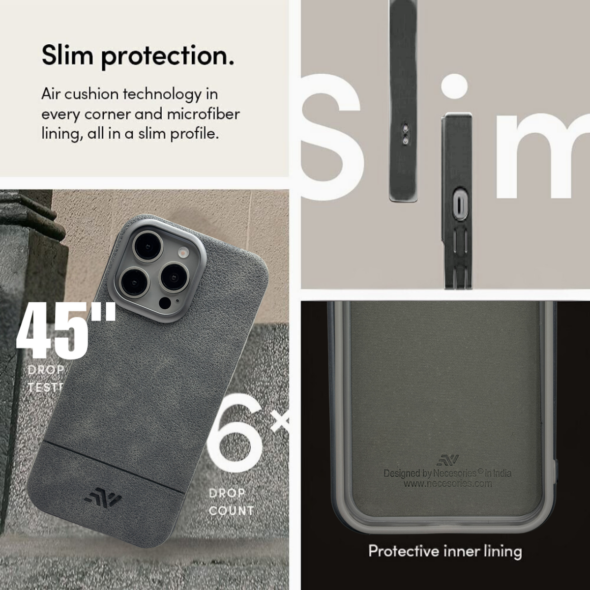 Necesories PU Leather Case for iPhone