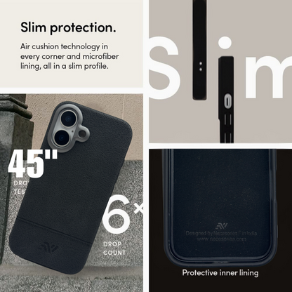 PU Leather i-Phone  Cover | Premium Synthetic Shockproof Case
