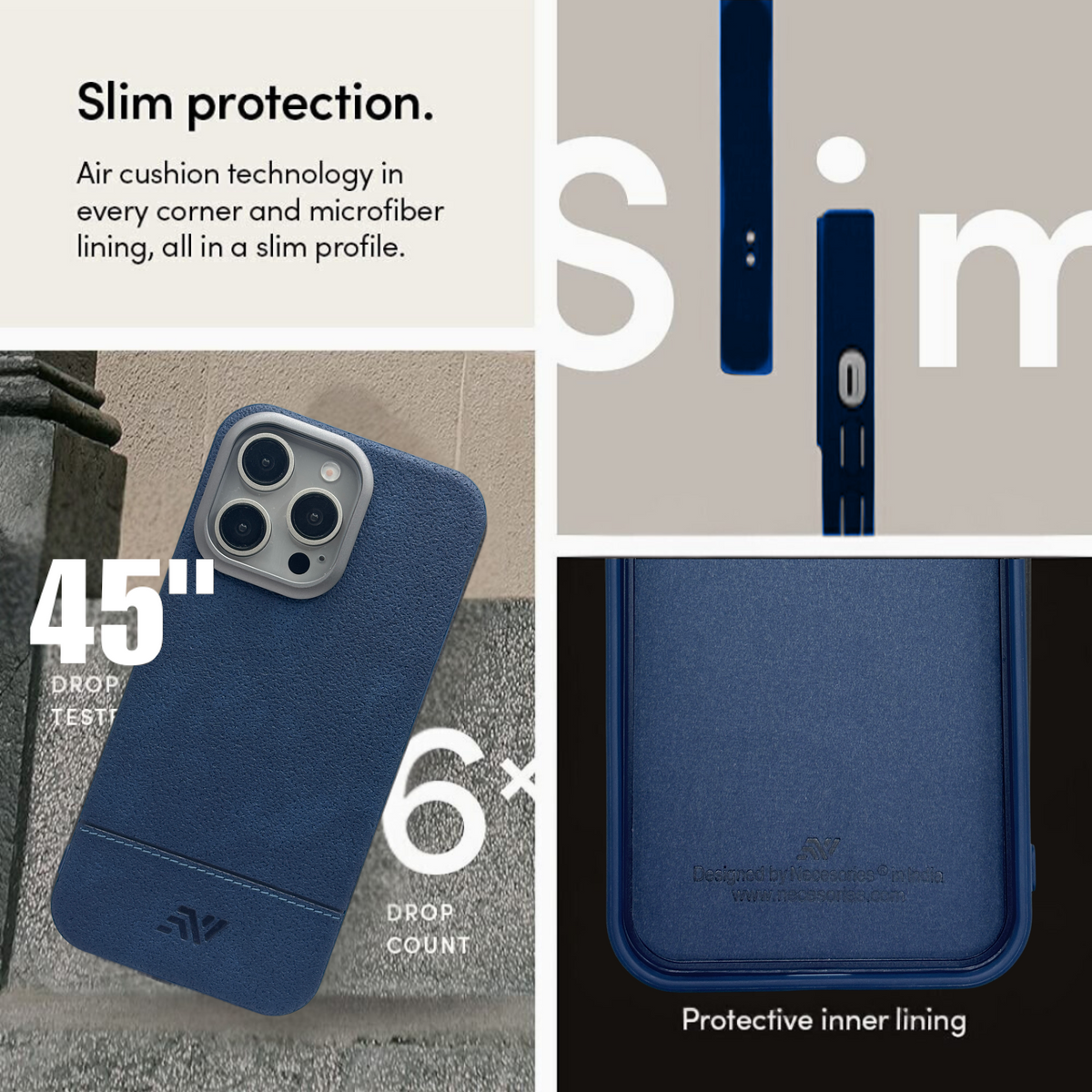 Necesories PU Leather Case for iPhone