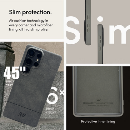 PU Leather Mobile Cover for Samsung S25 Ultra | Slim, Shockproof & Stylish