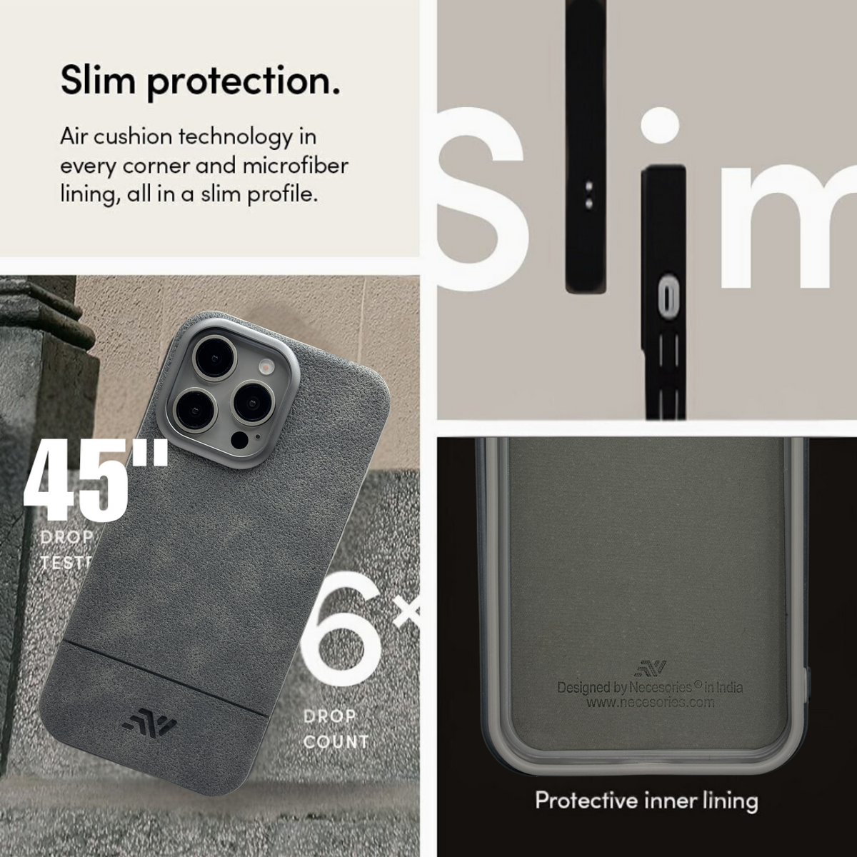Necesories PU Leather Case for iPhone