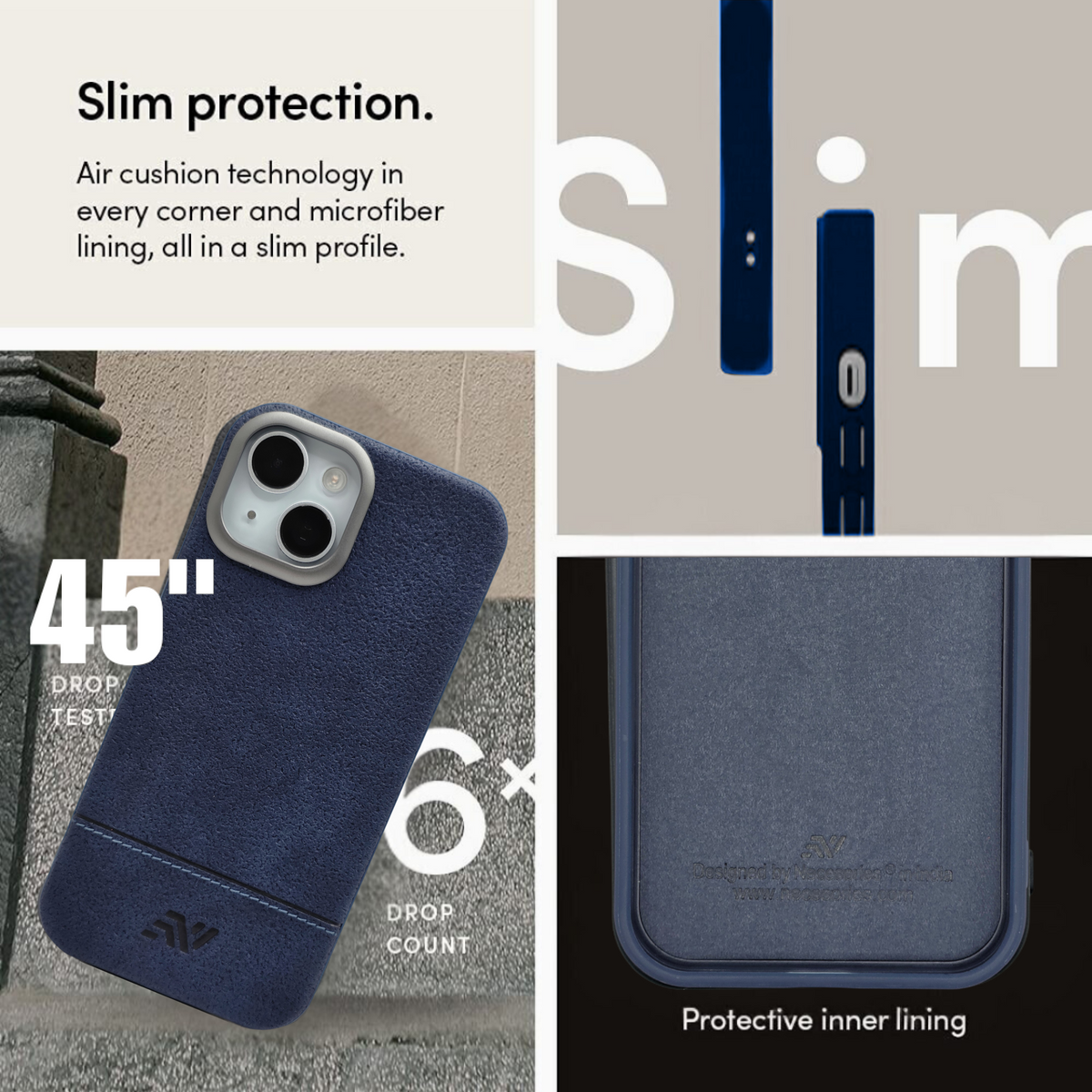 Necesories PU Leather Case for iPhone