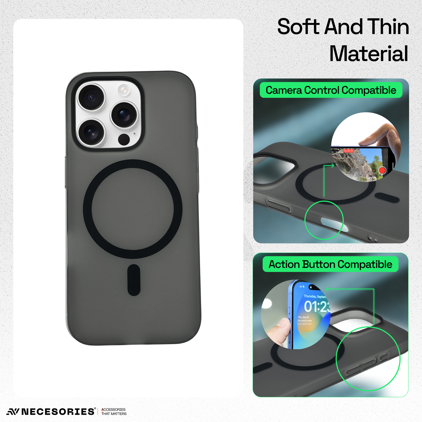 Ultra-Thin 0.3mm Paper Case for iPhone 16 Pro