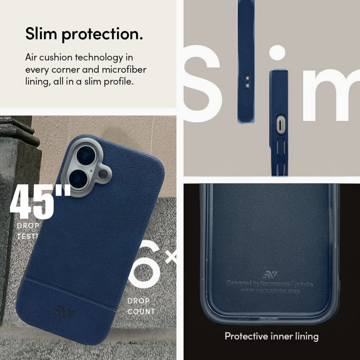 Necesories PU Leather Case for iPhone