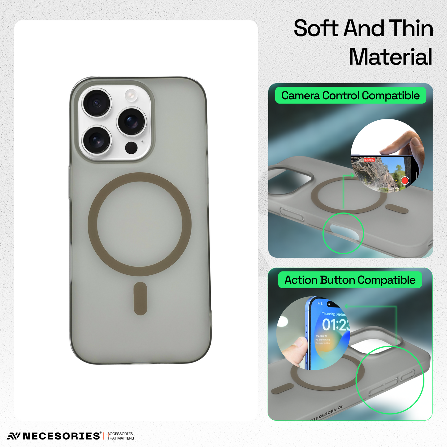 Ultra-Thin 0.3mm Paper Case for iPhone 16 Pro