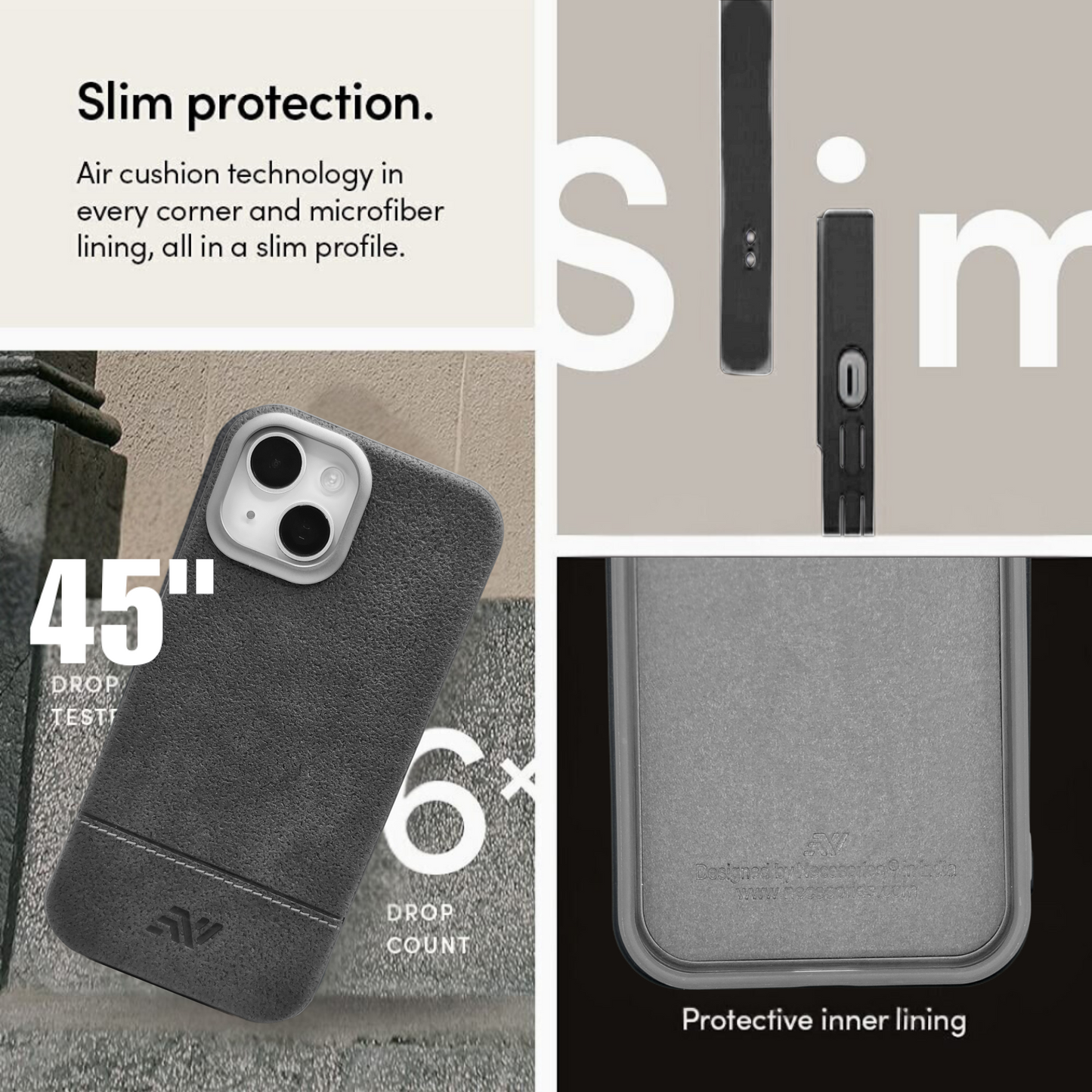 PU Leather i-Phone  Cover | Premium Synthetic Shockproof Case