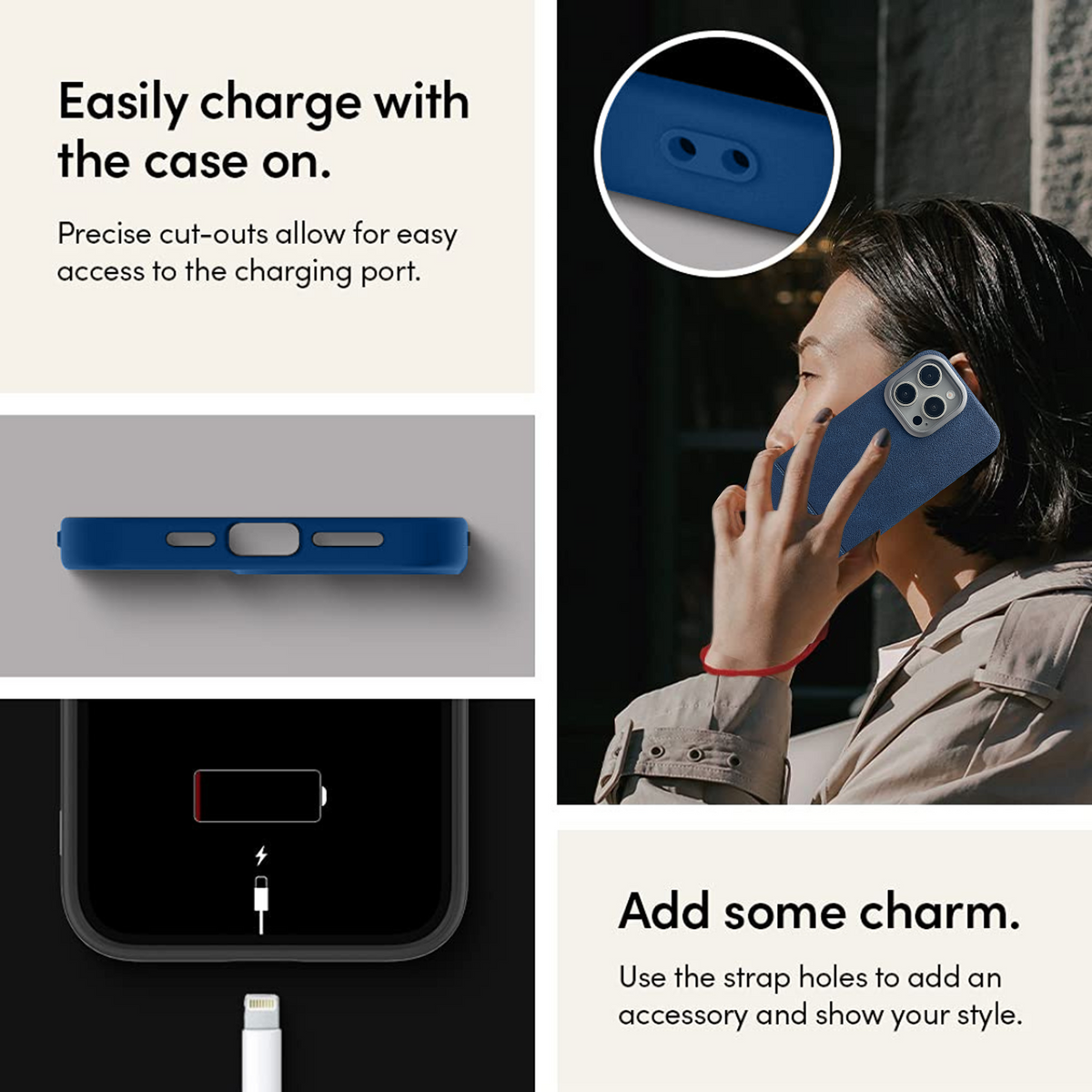 Necesories PU Leather Case for iPhone