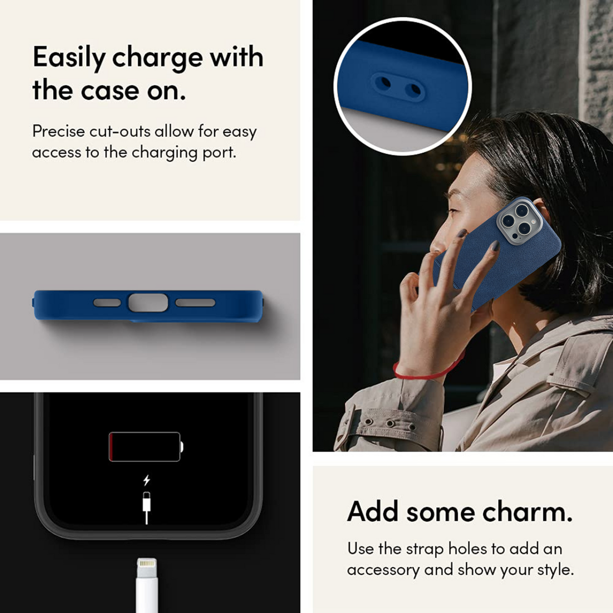 Necesories PU Leather Case for iPhone