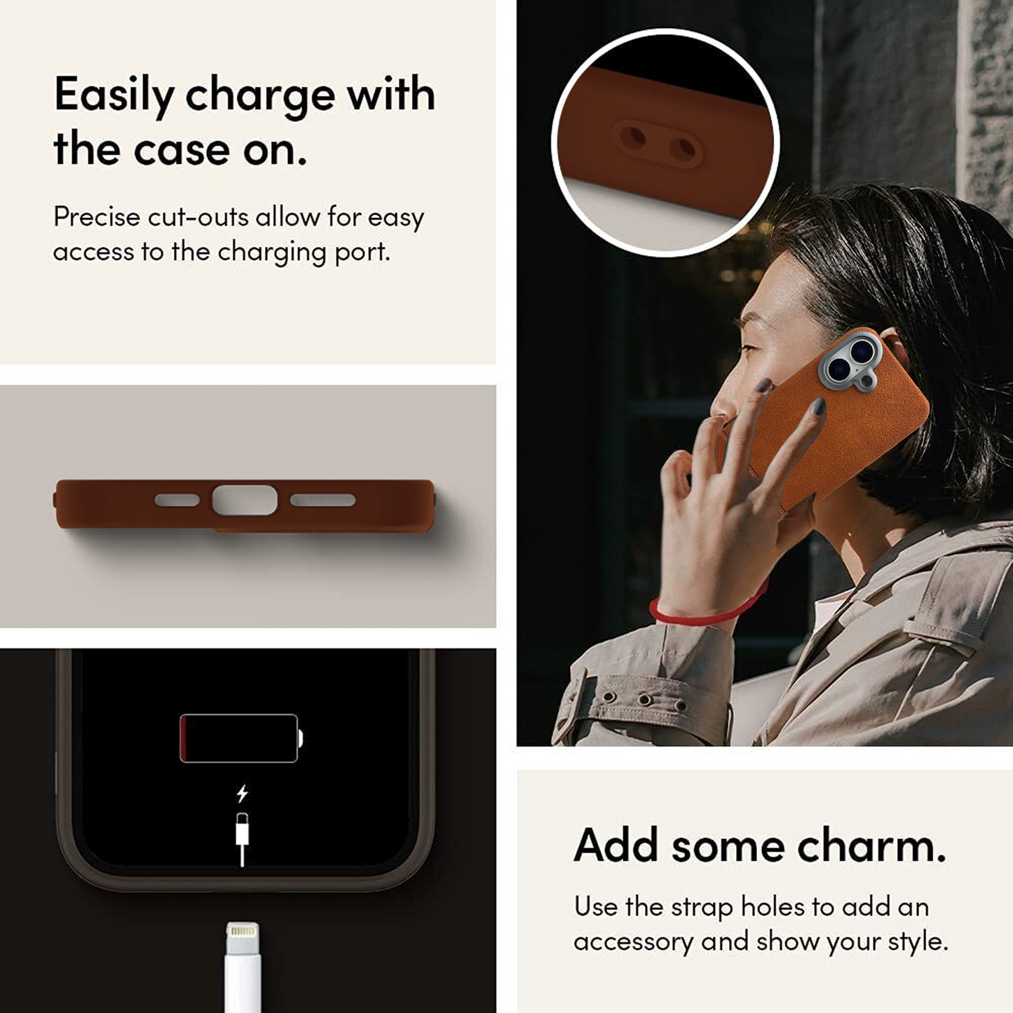 PU Leather i-Phone  Cover | Premium Synthetic Shockproof Case