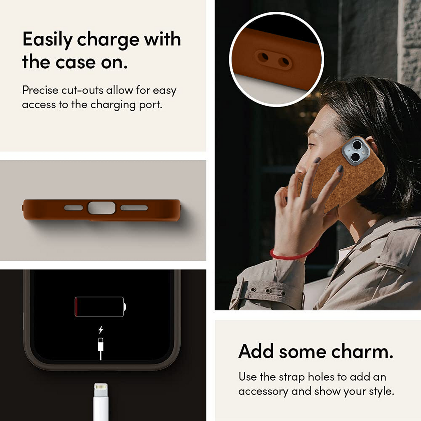 PU Leather i-Phone  Cover | Premium Synthetic Shockproof Case
