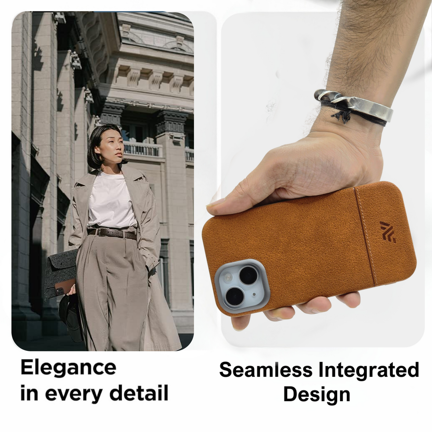 PU Leather i-Phone  Cover | Premium Synthetic Shockproof Case