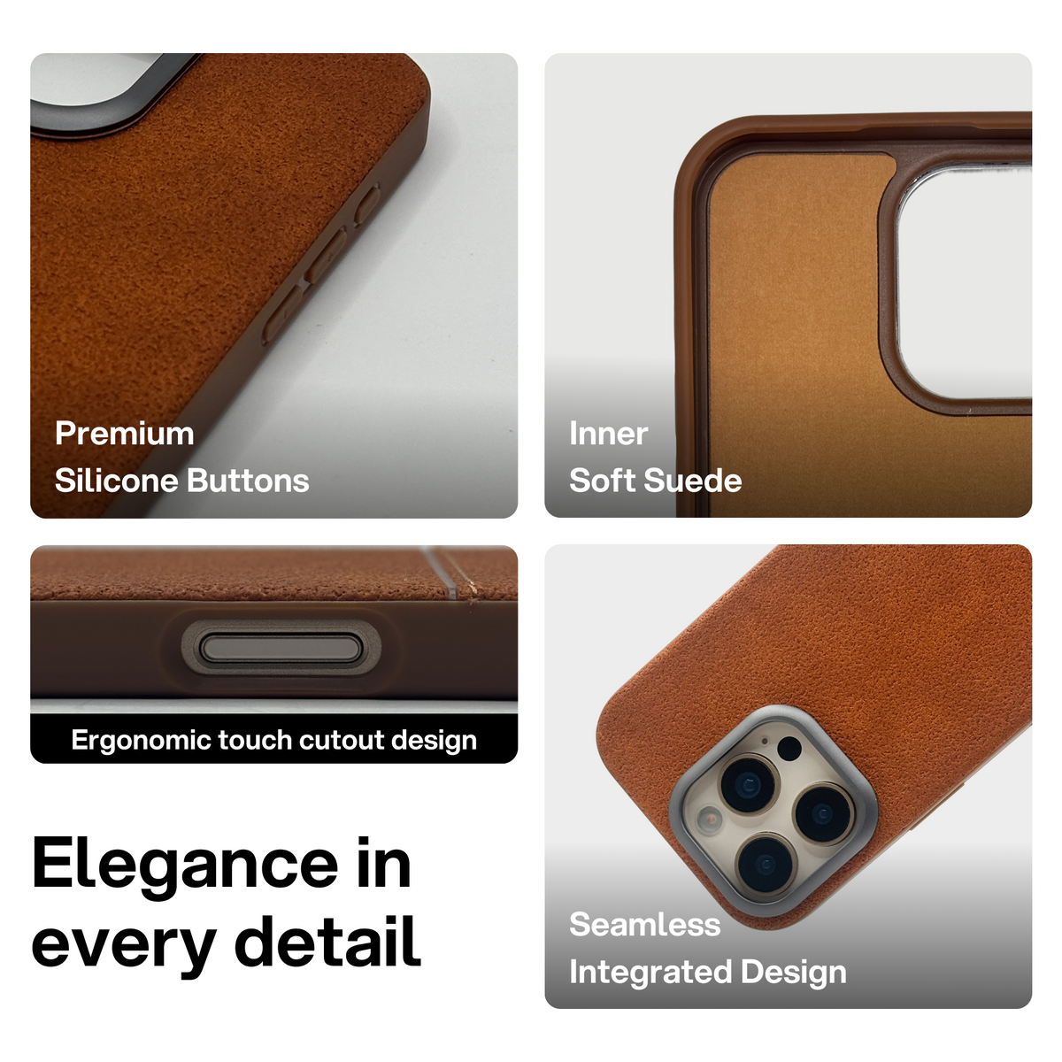 Necesories PU Leather Case for iPhone