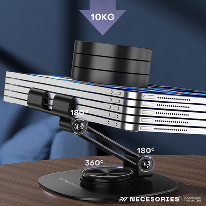 Portable Alloy 360 Degree Rotatable and Adjustable Mobile Stand for Desk