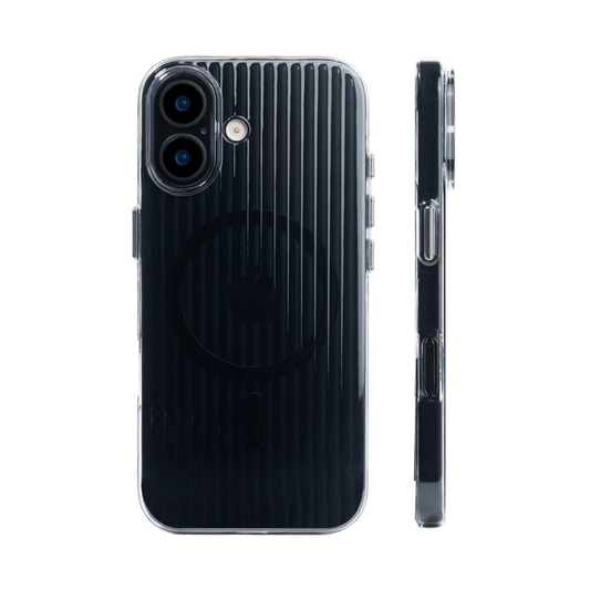 Necesories wavy ribbed Anti Yellowing minimalist magcase for iPhone  Case