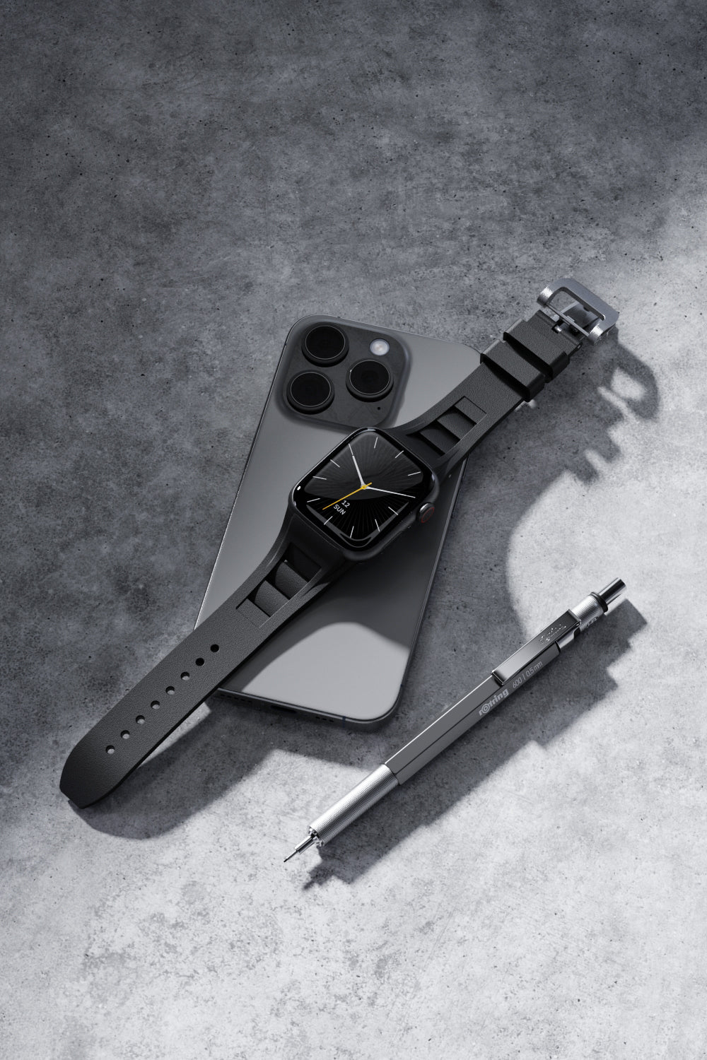 FKM Rubber Strap For Apple Iwatch