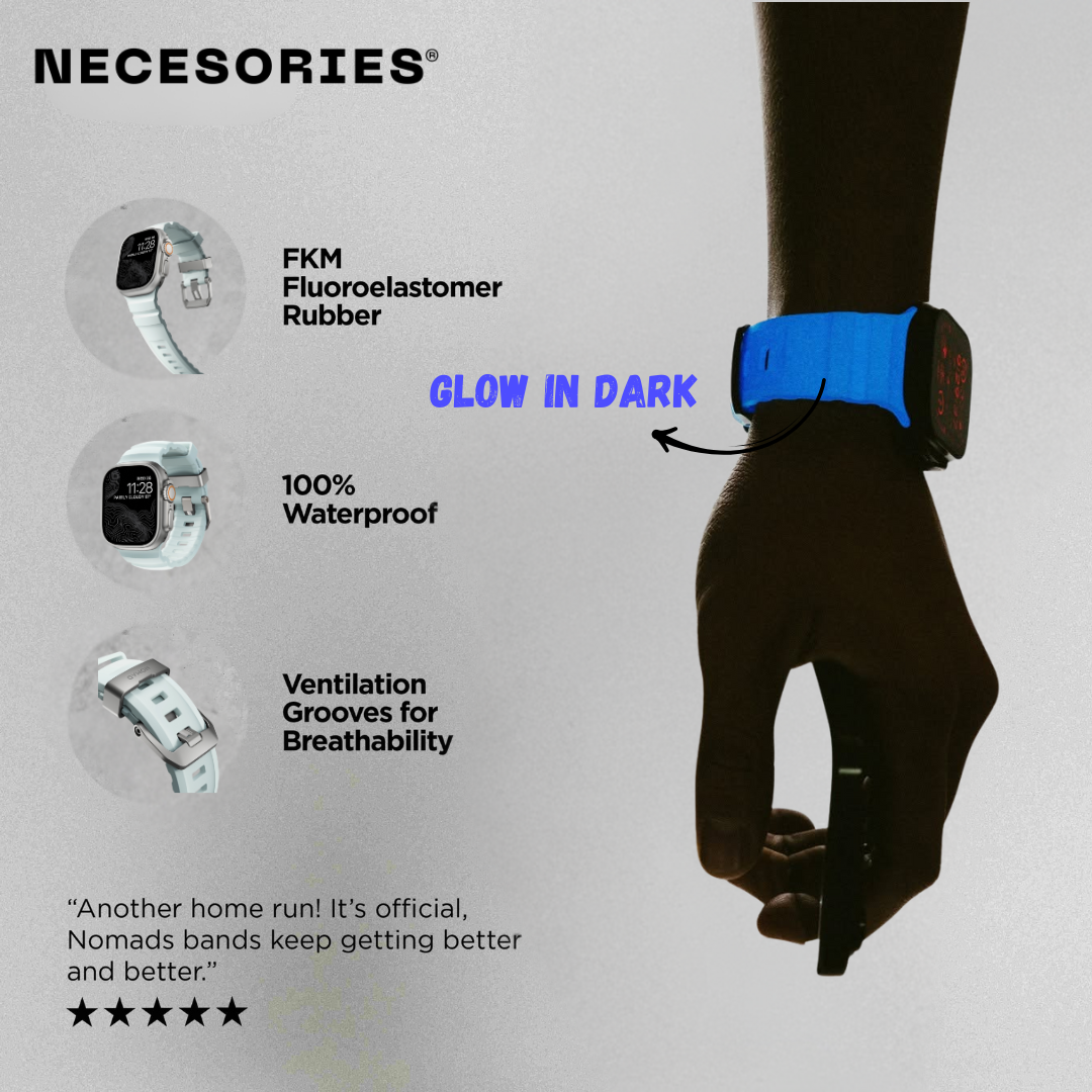 Necesories RockyPoint Silicone Iwatch Strap