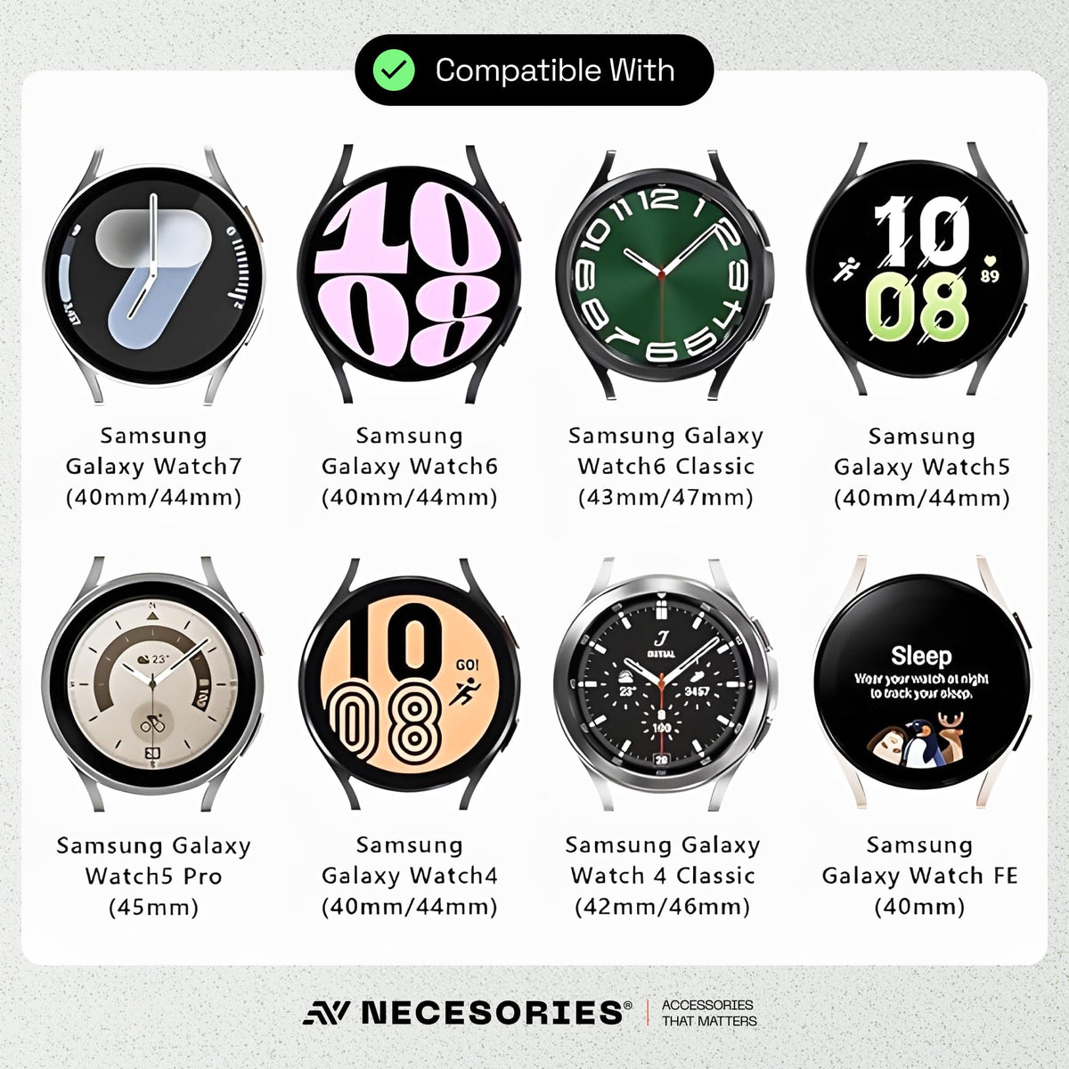 Samsung Galaxy Watch Nylon Loop Band