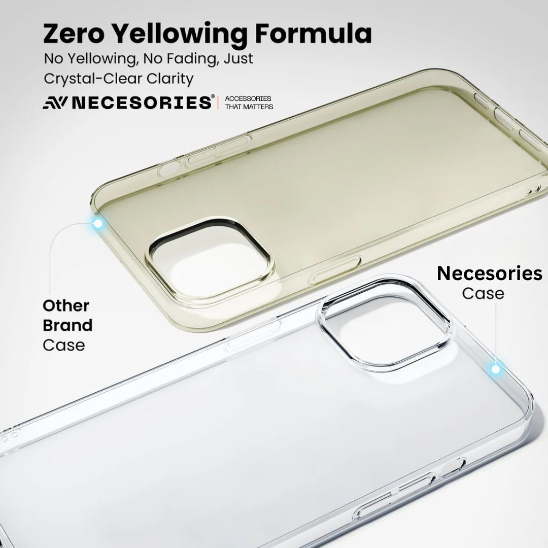 Anti Yellow Clear Transparent Case for iPhone