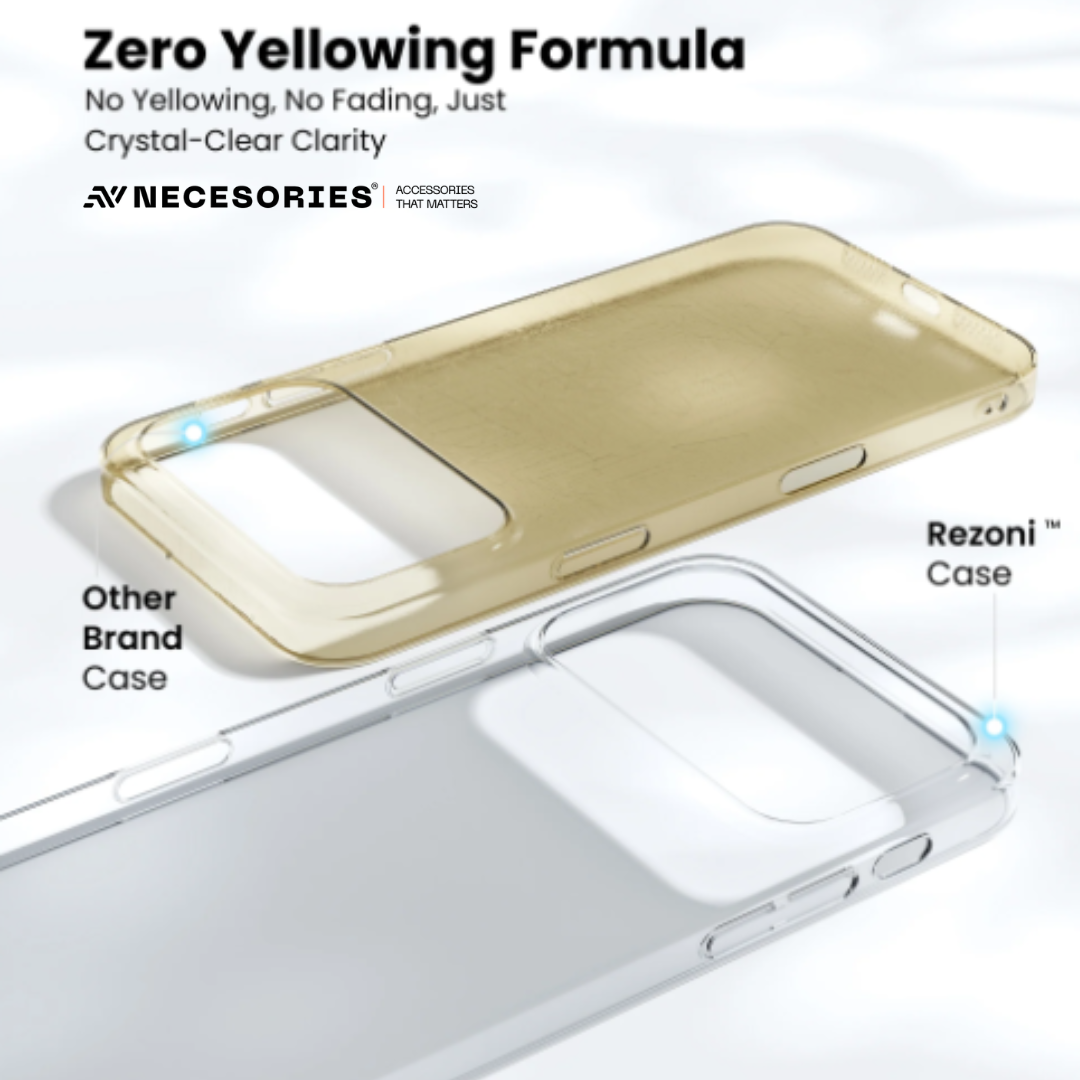 Anti Yellow Clear Transparent Case for iPhone