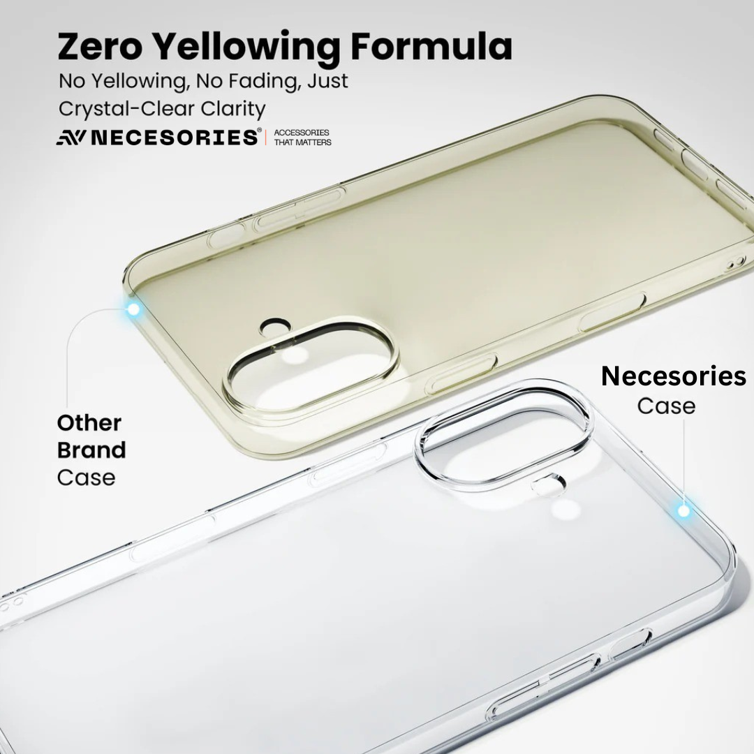 Anti Yellow Clear Transparent Case for iPhone