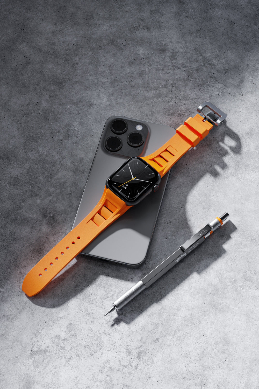 FKM Rubber Strap For Apple Iwatch