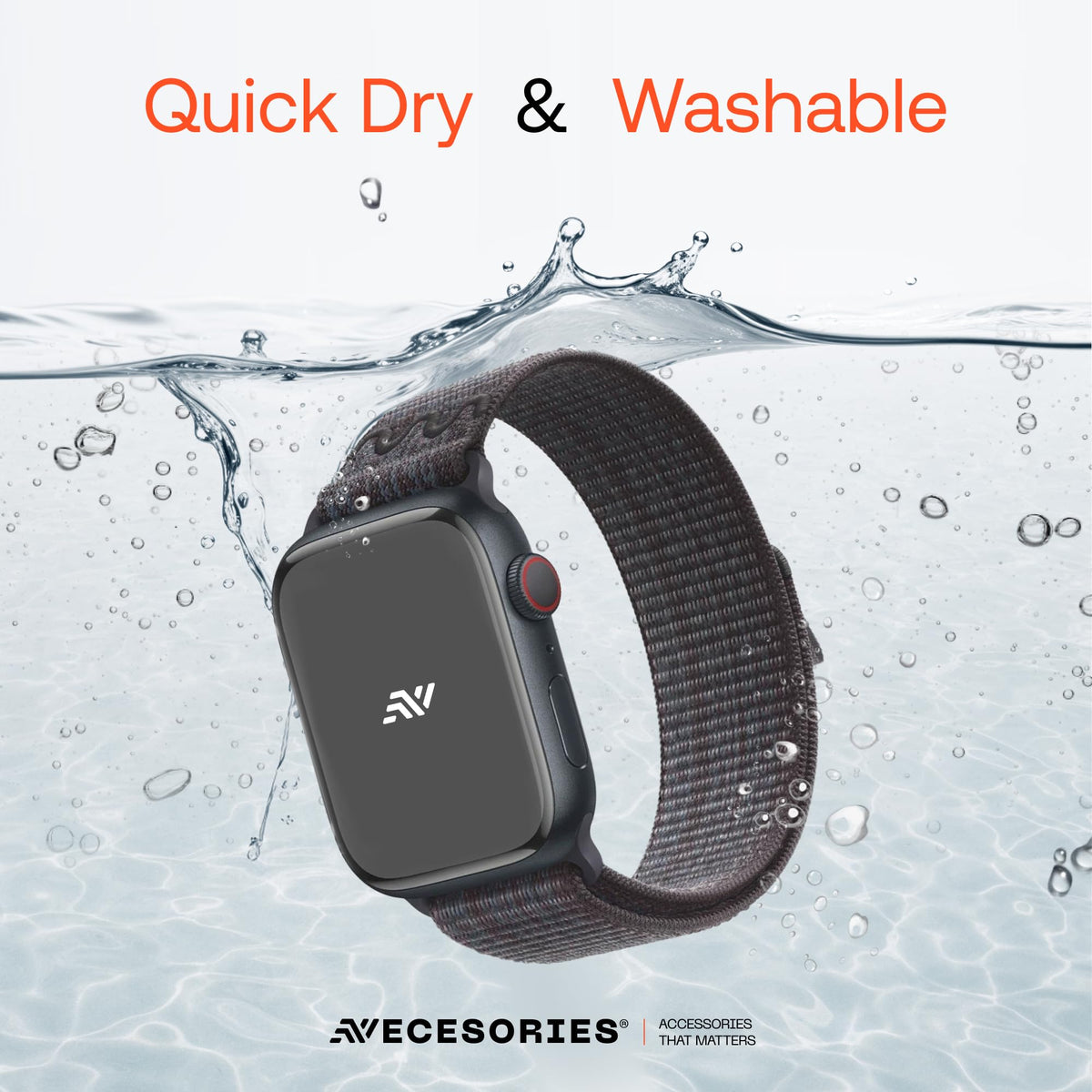Apple Watch Velcro Sport Nylon Strap