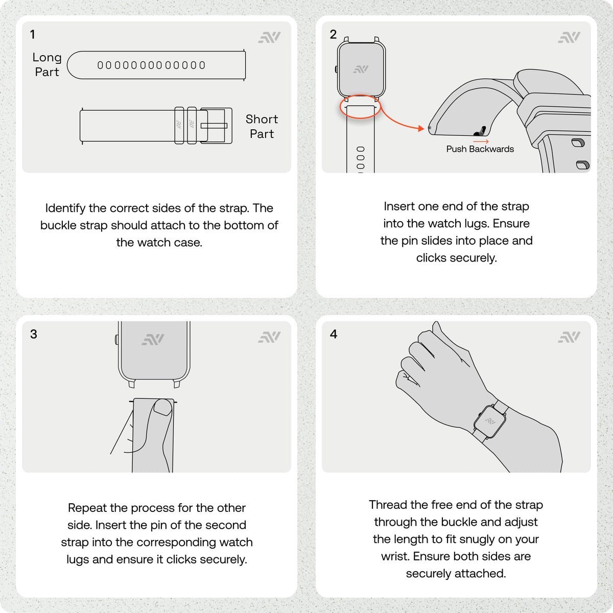 Samsung Galaxy Watch Nylon Loop Band