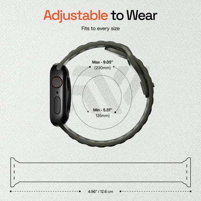 Sport Silicon Rugged Armour Strap